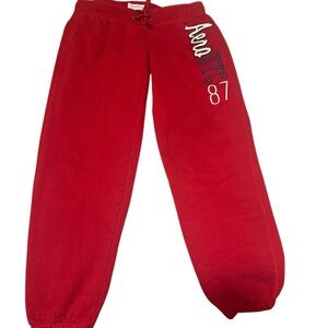 Aeropostale red pants size small for womens